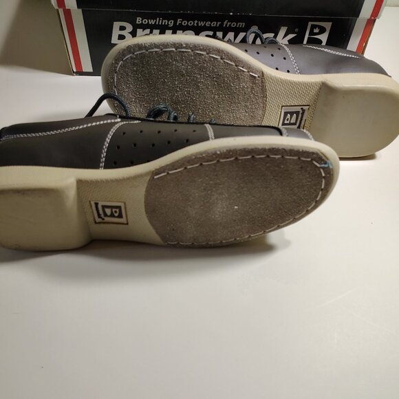 Brunswick Men's Striker Bowling Shoes Charcoal Gray Cushioned Size 8 - Picture 11 of 13
